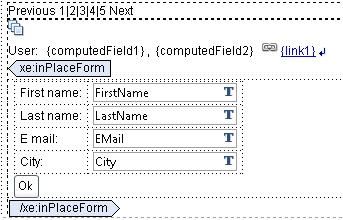 inPlaceForm コントロール